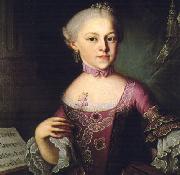 Portrait of Maria Anna Mozart Pietro